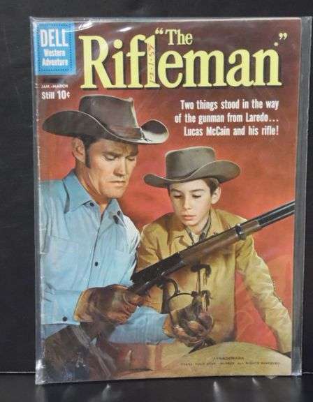 5 - The Rifleman 4-10 Cent & 1-15 Cent Comic Books