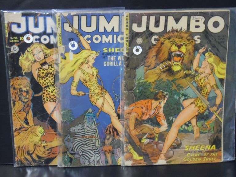 3 - Sheena 10 Cent Comic Books