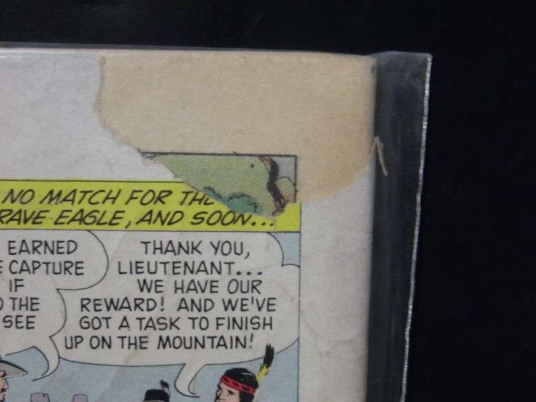 Big West The Long Brown Slaughter Magazine & Brave Eagle 10 Cent Comic Books