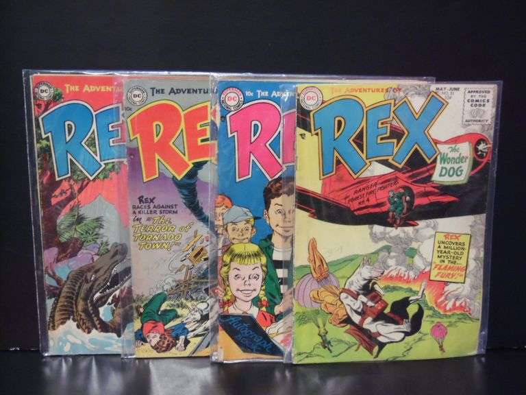 4 - The Adventures of Rex 10 Cent Comic Books