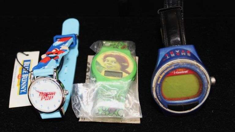 Watches: Shrek, Kellogg's & Blue Bunny Bomb Pop