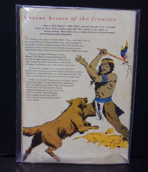 Walt Disney Old Yeller 10 Cent Comic Book