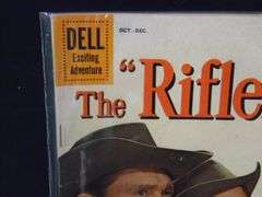 5 - The Rifleman 4-10 Cent & 1-15 Cent Comic Books