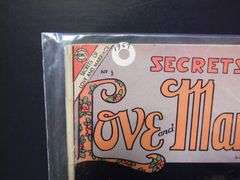 Secrets of Love and Marriage & My Love Story 10 Cent Comic Books