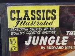 Classic Illistrated: Fang & Claw, The Jungle Book, King Solomon's Mine 15 Cent Comic Books