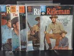 5 - The Rifleman 4-10 Cent & 1-15 Cent Comic Books