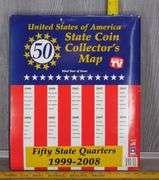United States Collector's Album with 25 Cent Coins