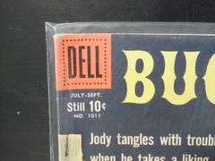 2-Gene Autry's Champion, 1-Buckskin, 1-Dusty Riley 10 Cent Comic Books