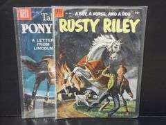 Tales of the Pony Express & A Boy, A Horse, And A Dog-Rusty Riley 10 Cent Comic Books