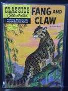 Classic Illistrated: Fang & Claw, The Jungle Book, King Solomon's Mine 15 Cent Comic Books