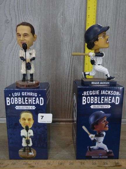 Lou Gehrig & Reggie Jackson Bobbleheads