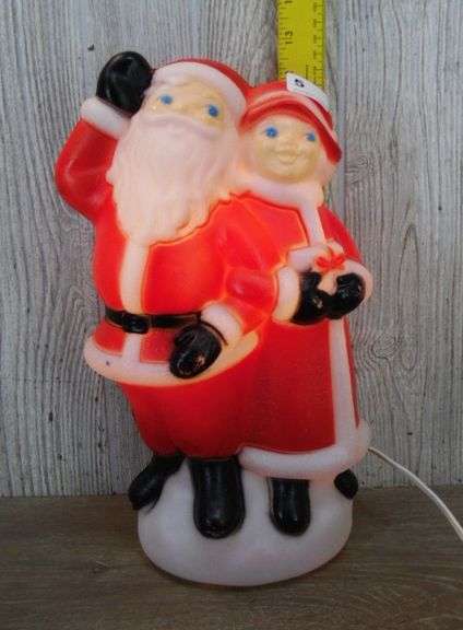 Santa & Mrs. Claus Blow Mold