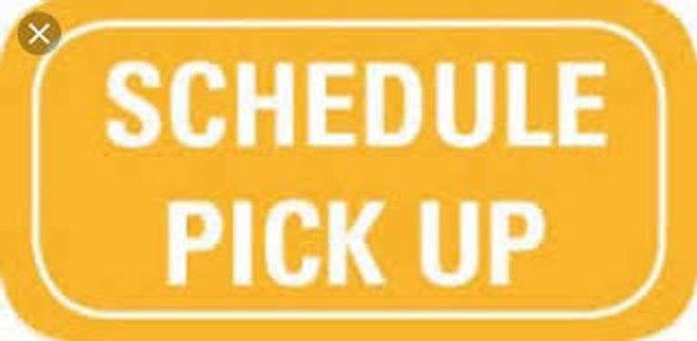 SIGN UP FOR PICK UP TIME: Friday October 10, 2pm - 6pm
