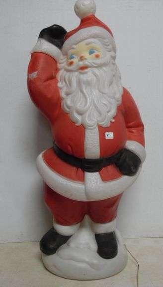 General Foam Waving Santa Blow Mold - 40" Tall