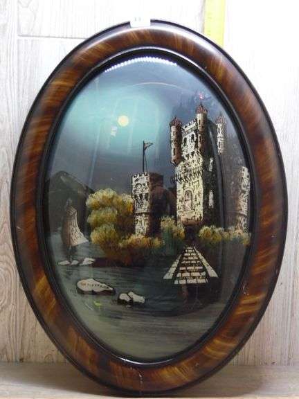 On The Danube Convex Glass Wall Art