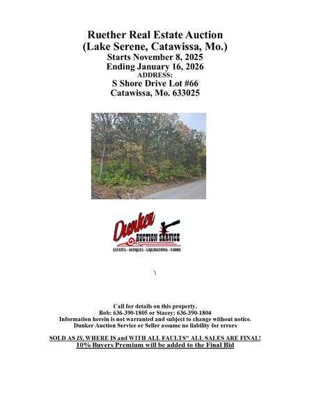 General Information: See Description & Photos