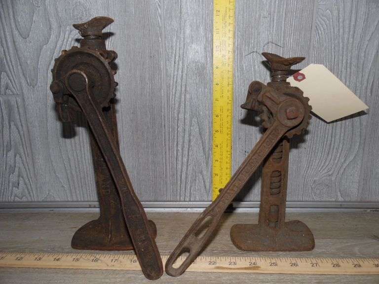 Two Vintage Car Jacks - Dunker Auction