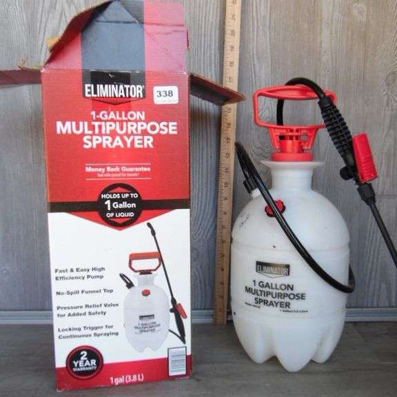 Eliminator 1-Gallon Multipurpose Sprayer - Dunker Auction