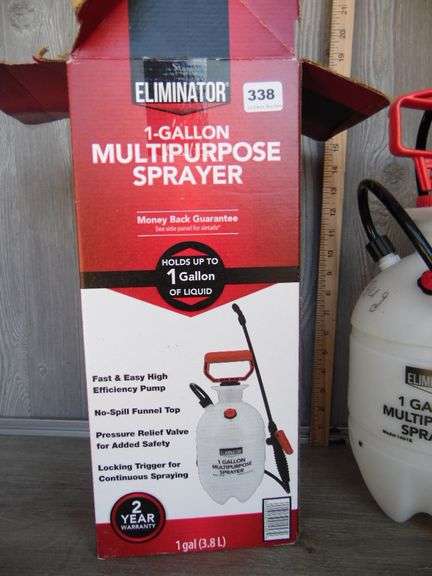 Eliminator 1-Gallon Multipurpose Sprayer - Dunker Auction