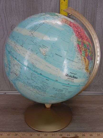 Replogle World Nation Series Globe - Dunker Auction