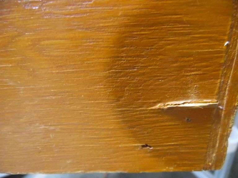Wood Toolbox With Tools