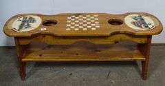 Home Town USA Wood Game Table - 39" x 11" x 15"