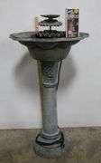Bird Bath Water Fountain