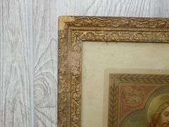 Antique Framed First Communion Certificates