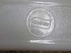 Glasbake Herb & Flower Divided Dish & Rectangle Loaf Dish