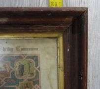 Antique Framed First Communion Certificates