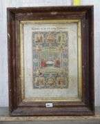 Antique Framed First Communion Certificates