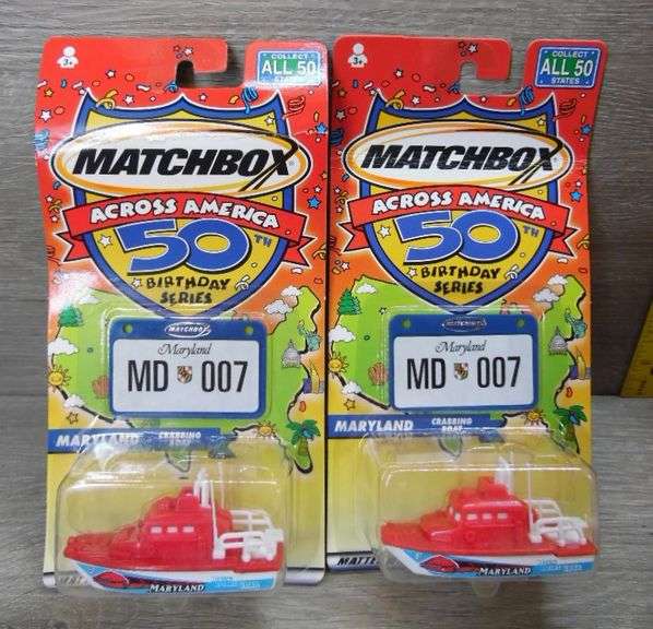 Matchbox Across America 50th Birthday Series - 1962 VW Beetle (Massachusetts Edition)