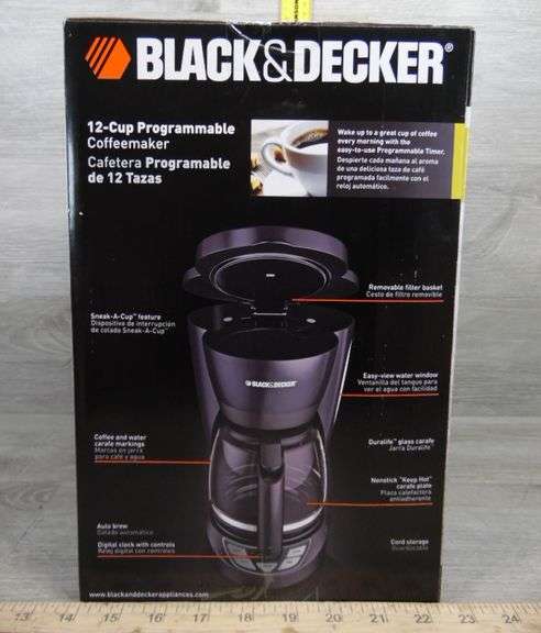 Black & Decker 12 Cup Programmable Coffeemaker