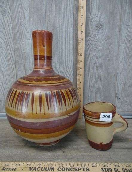 Mexican Water Carafe & Mug