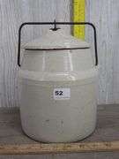 Stoneware Crock With Locking Lid
