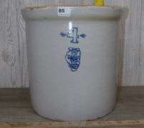 4 Gallon Crock - Illinois Stamp