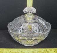 Crystal Clear Industries Bowl & Lead Crystal Bowl With Lid