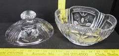 Crystal Clear Industries Bowl & Lead Crystal Bowl With Lid