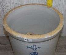 4 Gallon Crock - Illinois Stamp