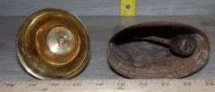 Cow Bell & Anchor & Rope Brass Bell - No Clapper