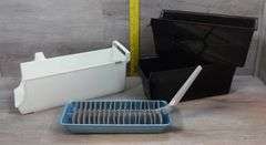 Ice Cube/Utility Bins & Vintage Ice Cube Tray