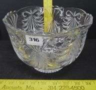 Crystal Clear Industries Bowl & Lead Crystal Bowl With Lid