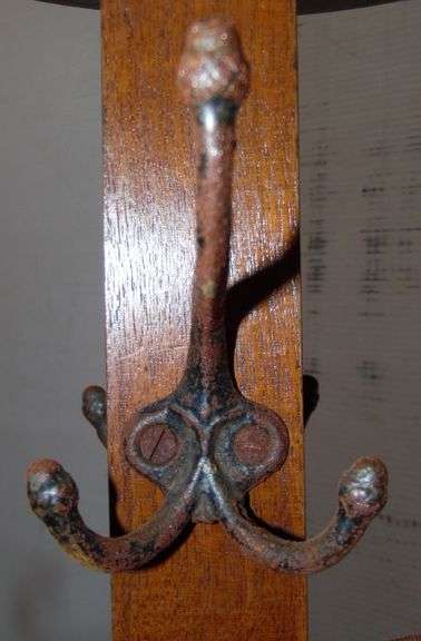 Wood Coat Tree - 72" Tall