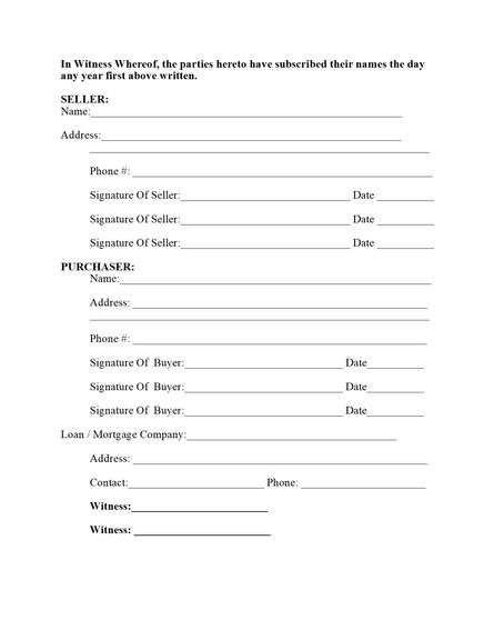 Copy Real Estate Contract: See Photos