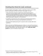 Lead Base Paint Information: See Description & Photos
