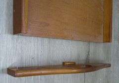 Wood Tea Cart Table - Tray Needs Repair - 39 1/2" x 28" x 28 1/2" - Extended