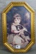 God Bless Our Home & Girl With Dog Wall Art