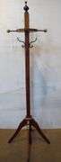 Wood Coat Tree - 72" Tall