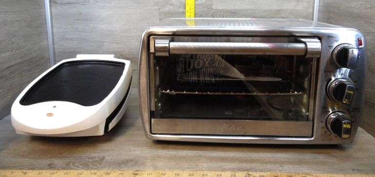 Oster Toaster Oven & George Foreman Grill - Dunker Auction