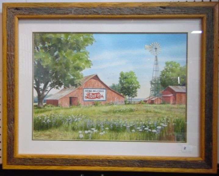 Jim Peters A Sign Of Good Taste Wall Art In Wood Frame - 27 1/2" x 21 1/2"